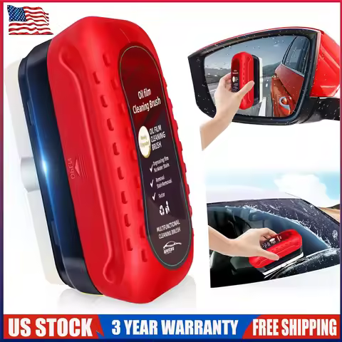 New Upgraded Automotive Oil Film Cleaning Brush Car Windshield Cleaner Car Window Glass Antifog Rain