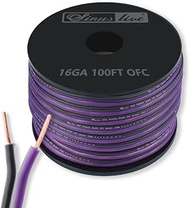 SINUS LIVE 16AWG OFC(Oxygen Free Copper 99.997%) Speaker Wire 100FT Great use for Home Theater Speak
