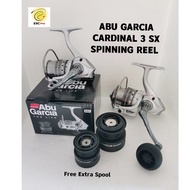 ABU GARCIA CARDINAL 3 SX Fishing Reel Free Extra Spool 1000S 2000 2500H 3000H 4000H 5000