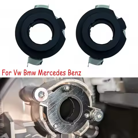 2X Car H7 LED Adapter Holder For Mercedes Benz B Class G/ML Series BMW Buick VW Tiguan Jetta Polo Ma