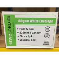 A4 White Envelope 9” X 12.75” (250’s)