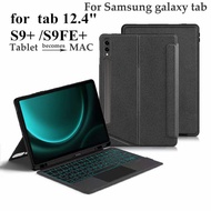 Bluetooth keyboard Case For Samsung Galaxy Tab S9 FE Plus 2023 S9 Plus 12.4" S9+ Case for Tab S9FE + 12.4'' Tablet Cover TouchPad Backlight