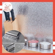 Aluminum Foil Wallpaper Waterproof Sticker Oil Proof Aluminum Foil Stickers Kitchen Wallpaper