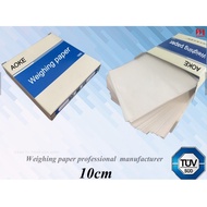 Weighing paper sample 100*100mm box of 500 sheets