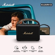 Marshall Kilburn II Portable Bluetooth Speaker | Black &amp; Brass | Wireless Speakers | Sound Amplifier | Outdoor Suitable