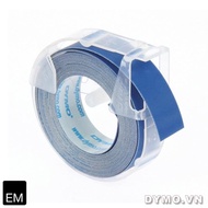 Dymo embossed label roll (EM) 9mm x 3m PE plastic - Blue