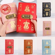 Cash Wallet With Combination Lock Large Capacity Password Money Storage Book Password Lock Cash Y1g5