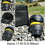 Sigma 17-50 f2. 8 (Nikon)