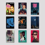 Fight Club David Fincher Brad Pitt Edward Norton Psychological Thriller Movie Retro Poster No Frame 