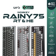 [1 Year Warranty] WOBKEY Rainy 75 RT Hall Effect Magnetic Keyboard RGB Hotswap Aluminum Case Rapid T