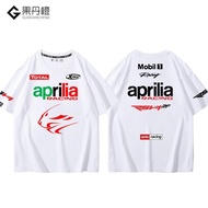 2025 aprilia Motorcycle Cycling Jersey T-Shirt aprilia RACING Fleet MOTOGP Factory Team Short Sleeve