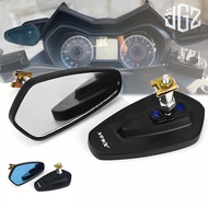 For YAMAHA XMAX 250 300 400 2017-2022 Motorcycle Side Mirrors Sergeant Style Mirror Aluminium Alloy 