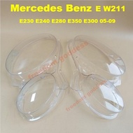 Mercedes Benz W211 2005-2009  E240 E200 E350 E280 HEADLAMP COVER  HEADLIGHT COVER  LENS HEAD LAMP CO