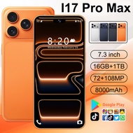 Original 5G Smartphone 7.3 Inch Big Screen 16GB RAM 1TB ROM 8000mAh Dual SIM Android 15 Phone Cheap 