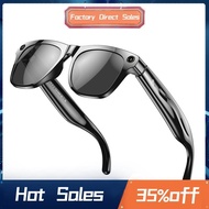 AI Smart Glasses 4K HD Photochromic Glasses Bluetooth Call Music Player Video Recording Translate Fu