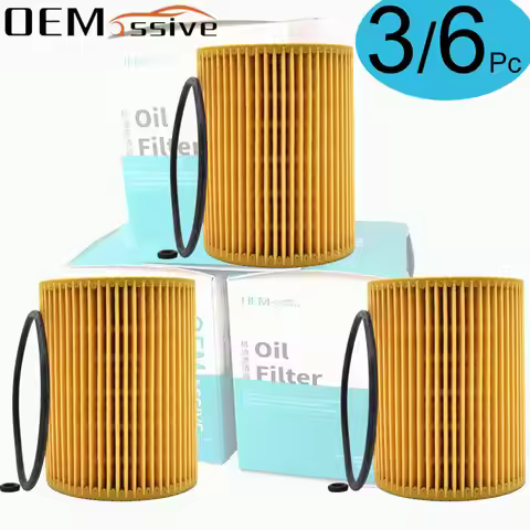 3/6x Oil Filter For Mercedes-Benz R-Class W251 V521 R280/R300/R320/R350 CDI 4-matic 2006 - 2013 OM64