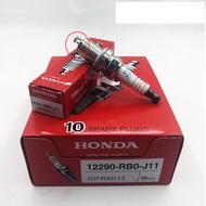 DIFR6D13 12290-RB0-J11 NGK หัวเทียนอิริเดียมคู่4ชิ้นสำหรับ Honda Jazz /Crz 2012-16 / City 1.5 Vtec 2