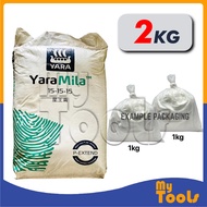 Mytools YaraMila 15-15-15 (2KG) Baja YaraMila Compound Fertilizer Yara Baja Subur (2KG)