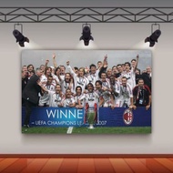 Wall Poster squad Ac milan champion UCL 2007