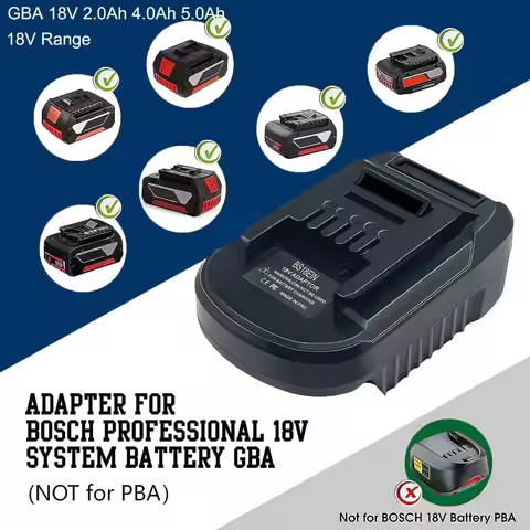 BS18EIN Battery Adapter for Bosch 18V GBA Li-ion Battery Converter to for E-inhell 18V Cordless Powe