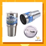 TERMOS Casa CART [900ml] Stainless Steel Deluxe Tumbler Hood Easy To Move Rocky Mountain 304 Stay Hot Cool Thermos Bottle
