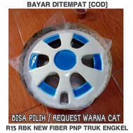 Weldop Ring 15 R15 Truk Engkel Model RBK New Bahan Fiber, Wheeldop Wildop Weldof Wildof Dop Variasi