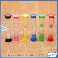 ❥ sunyuey ❥  6pcs 30s/1min/2min/3min/4min/5min Hourglass Kids  Gift Sand Clock Timer