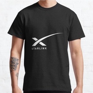 TESLA STARLINK SPACE X ELON MUSK COMBED 30S T-SHIRT