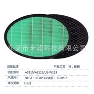 LG Air cleaner filter element LG-AS110/AS111/LG-W119 lg Round Air Purifier Filter