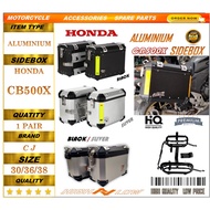 HONDA CB500X MOTORCYCLE FULL ALUMINIUM SIDE BOX HIGH QUALITY WATER PROOF 30LITER 35LITER 36LITER 38L