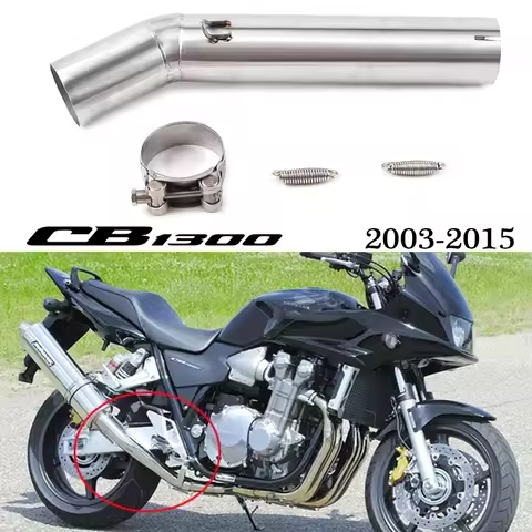 Motorcycle Exhaust Muffler Escape Slip-On For Honda CB1300 Fazer 600 CB 1300 Exhaust Middle Contact