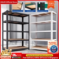 Metal Rack Storage Shelf Adjustable Rack Boltless Shelf Shelving Living Room Rack Wooden Board Rack