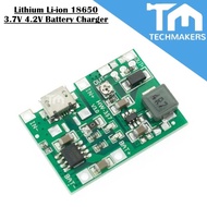 Lithium Li-ion 18650 3.7V 4.2V Battery Charger Board DC-DC Step Up Boost Module TP4056