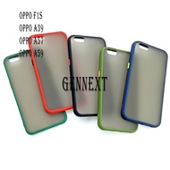 Phone soft Case OPPO A39 A57 A59 F1S softcase casing - OPPO A57, Biru