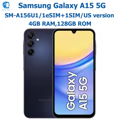 Samsung Galaxy A15 5G Smart Android Phone A156U1 US Version 6.5-inch AMOLED 50MP Samsung Smartphone 