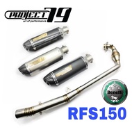 Benelli RFS150i Project79 Exhaust System RFS150 Project79 Manifold 28mm Power Boom RFS Accessories M