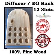 [🇲🇾 READY STOCK] Young Living YL - Diffuser / EO Rack 12holes / Rak EO 12 lubang