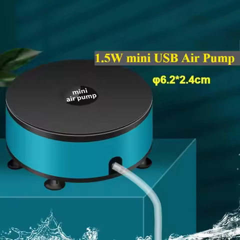 USB Air Pump Mini Fish Tank Oxygenator Portable DC5V Air Pump Low Pressure Small Oxygen Pump Air Com
