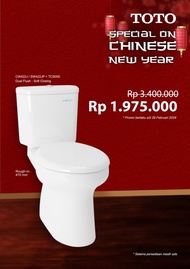 Closet Duduk Toto CW 422 J + SW 422 JP / CW422J + SW422JP