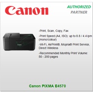 Canon PIXMA E4570 Compact Wireless All-In-One Printer