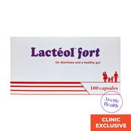 Lacteol Fort Probiotics Capsules 100s | Naturactive Transit Fluid Sticks 20s | Acute &amp; Chronic Diarrhea Relief | Vivomixx / LactoGG / TS6 / BioGaia / OptiBac