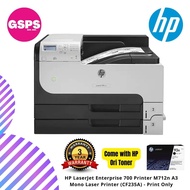 HP LaserJet Enterprise 700 Printer M712dn A3 Mono Laser Printer (CF236A) - Print Only