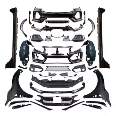 Front Rear Bumper Engine Cover Top Wing for Honda Civic FC1 FK7 Hatchback Sedan Convert FK8 Wide Bod