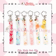 Peach Keychain, Meaningful Gift.