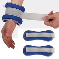 [freneci] Fitness Adjustable Wrist And Ankle Weights 1 Lb (1 Pair) Durable Leg Weight Set with Strap