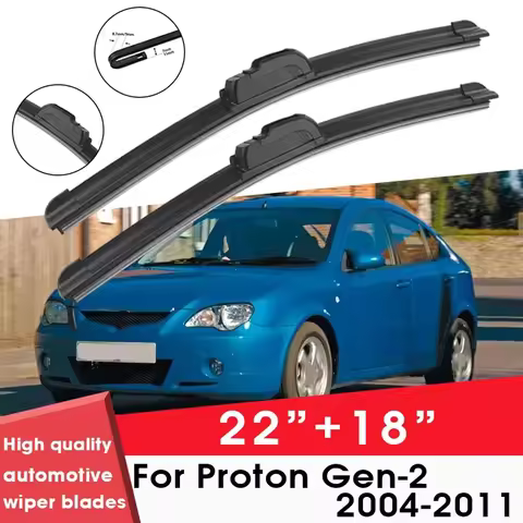 Car Wiper Blades Front Window Windshield Rubber Refill Wiper For Proton Gen-2 2004-2011 22"+18" Car