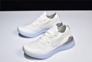 桃子代購～潮品Nike Epic React Flyknit 2 灰白 針織 泡棉顆粒 緩震 休閒 運動 慢跑鞋 BQ