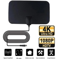 4k Tv Antenna Signal Receiver 25db High Digital Indoor Eu Box 3000 Hd Tv Dtv Gain Miles Active Booster Aerial Plug