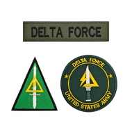 American DELTA DELTA FORCE Tactical Badge Embroidered Cloth Sticker Backpack Clothing Accessories Pa