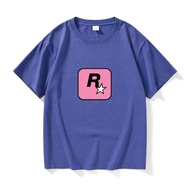 Áo Thun Rockstar Games Cổ Tròn Tay Ngắn Cotton Rộng Rãi Mùa Hè Cho Nữ Áo Thun Thường Ngày Cổ Tròn Ta
